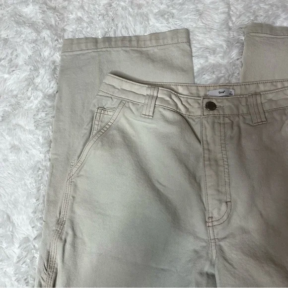 Aritzia TNA Greenwich Cream Cargo Baggy Pants 8 - Picture 4 of 6